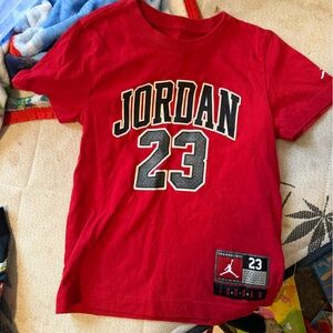 Jordan Red '23' Short Sleeve Kids Tee